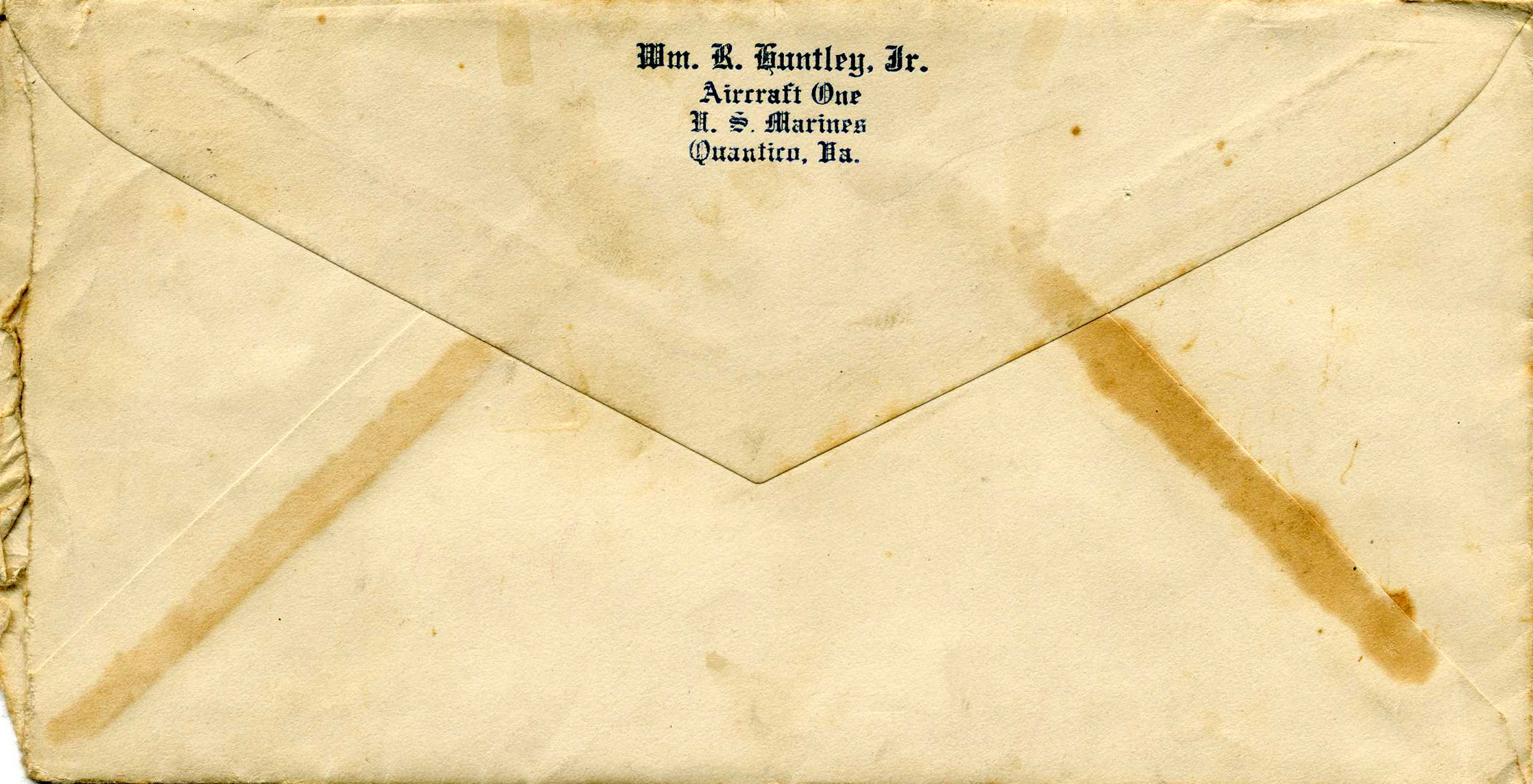Thank You note - back of envelope